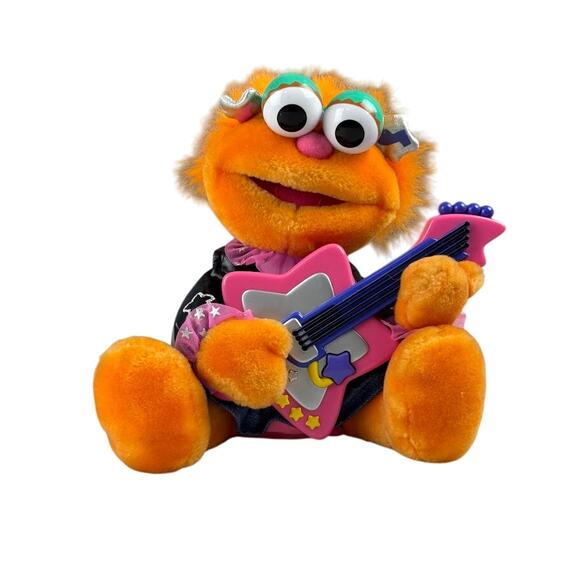 Tyco Sesame Street Rock & Roll Zoe - Vintage 1999 Animated Plush Doll - Picture 1 of 9